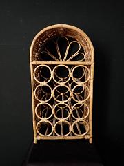 Weinregal aus Bambus, Flaschenregal, ca. B 37 cm x H 71 cm