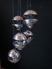 Kaskadenleuchte von Klaus Hempel für Kaiserleuchten, ca. H 160 cm