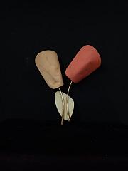 50er-Jahre Tütenleuchte, Kino-Wandleuchte, B 34 cm x H 35,5 cm, VERKAUFT