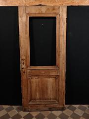 Haustür mit zwei Füllungen, ca. B 94,5 cm x H 222 cm DIN li