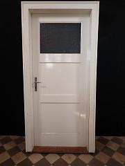 Zimmertür mit Umfassungszarge, DIN links, ca. B 88 x H 208 cm