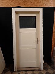 Zimmertür mit Blendrahmen, DIN rechts, ca. B 88,5 x H 207 cm, VERKAUFT