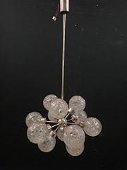 Sputnik Hängeleuchte aus den 70er-Jahren, ca. B 52 cm x H 100 cm