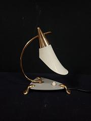 Tischleuchte aus den 50er-Jahren, ca. B 14 cm x H 25 cm