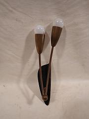 Messing Wandleuchte aus den 70er-Jahren