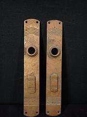 Türschild, Schlossschild, Schlüsselschild, ca. B 3,8 x L 24 cm