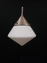 Kandem 524 sp Hängeleuchte Opal überfangen, ca. B 30 cm x H 45 cm