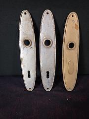 Türschild, Schlossschild, Schlüsselschild, ca. B 5 x L 25 / 24 cm