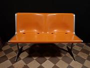 Fiberglas Bank von Wilkhahn, ca. B 112 cm