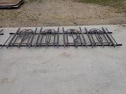 Zaun aus Schmiedeeisen, Brüstungsgeländer, ca. 10,9 lfm