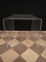 Plexiglas Beistelltisch aus den 70er-Jahren, Couchtisch