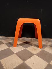 70er-Jahre Kunststoffhocker von Castiglioni, ca. H 42 cm