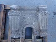 Ofenstein, Zierelement aus Schilfsandstein ca. B 53,5 cm x H 43,5 cm x T 15,5 cm