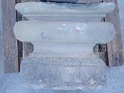 Zierelement aus Schilfsandstein ca. H 48 cm x B 57 cm x T 12 cm