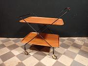 Klappbarer Barwagen, Servierwagen, ca. B 67 x T 45,5 x H 70 cm