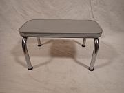 Stahlrohr Hocker von Maquet , ca. B 50,5 cm x H 26,5 cm