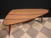 50er-Jahre Blumenhocker, Nierentisch, ca. B 62 cm x H 29,5 cm