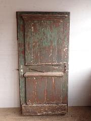 Rustikale Eichenhaustür, DIN re, ca. B 88 x H 185 cm