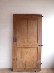 Massive Holzhaustür, DIN rechts, ca. B 105 x H 195,5 cm