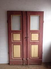 Kleine, zweiflügelige Haustür, DIN li, ca. B 120 x H 186,5 cm