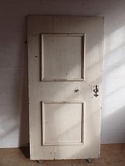 Haustür mit zwei Füllungen, DIN rechts, ca. B 92 x H 179 cm