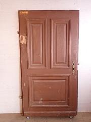 Weichholzhaustür mit Kassettenfüllungen, DIN rechts, ca. B 99,5 x H 190 cm