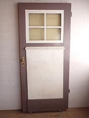 Wohnungstür mit Sprossenfenster, DIN links, ca. B 97 x H 213,5 cm