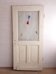 Wohnungstür mit großer Lichtöffnung, DIN rechts, ca. B 98 x H 212 cm