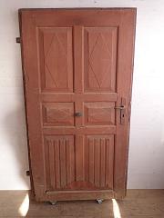 Haustür aus Weichholz, DIN rechts, ca. B 90 x H 170 cm