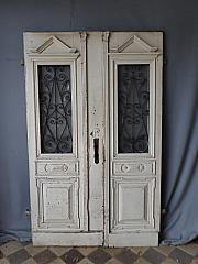 Haustür zweiflügelig, DIN re, ca. 198 x 123,5 cm
