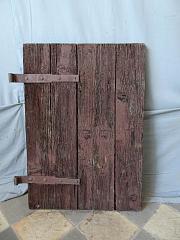 Kleiner, rustikaler Holzladen, ca. 46,5x66,5 cm
