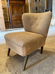 Kleiner, zierlicher Sessel, 50er-Jahre gepolstert